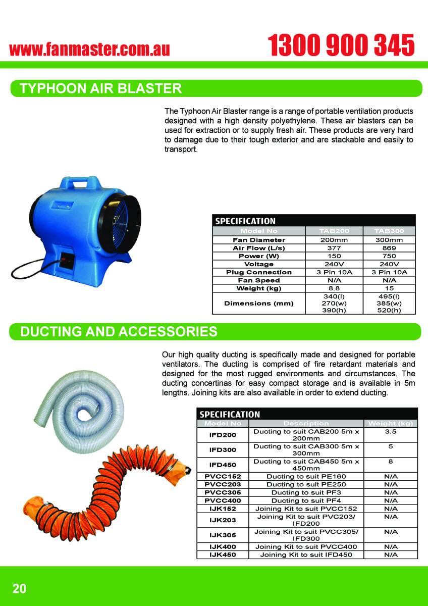 Catalogue - Fanmaster Cooling, Heating & Ventilation