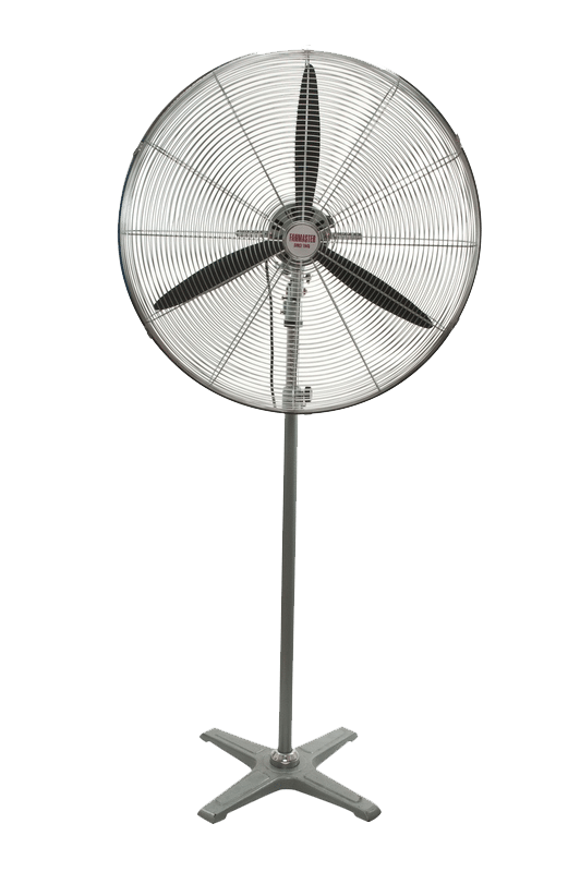 PEDESTAL FAN 750MM 240V 3SPD / Industrial Heating Cooling Ventilation Distribution Fans Warehouse Australia / Fanmaster