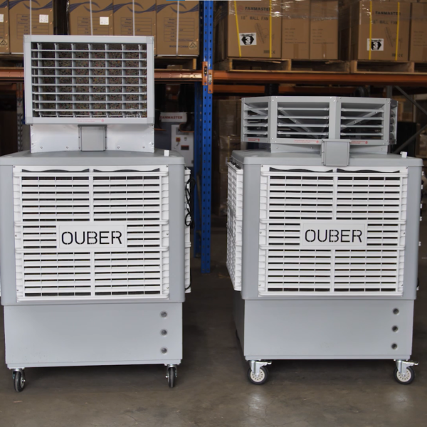 Spotlight on Spot Cooling with Portable Evaporative Coolers / Industrial Heating Cooling Ventilation Distribution Fans Warehouse Australia / Fanmaster